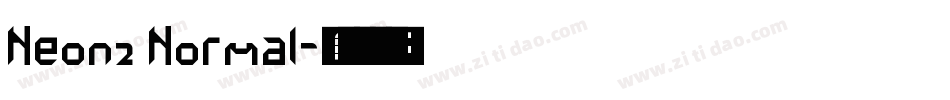 Neonz Normal字体转换